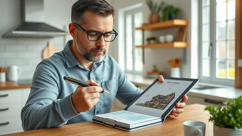 Home buying cost analysis with financial charts and home images on tablet for spec vs. custom homes.