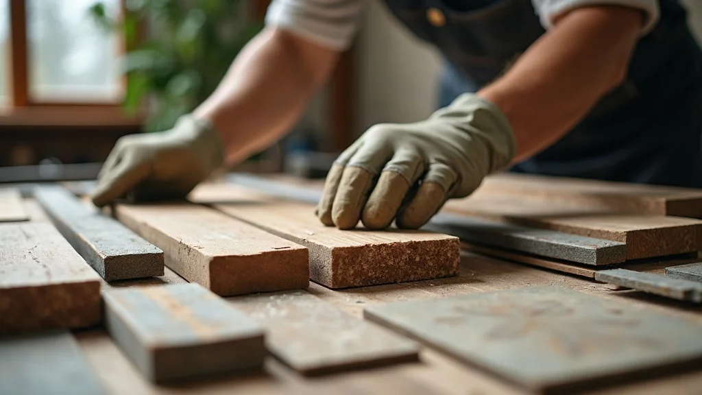 Eco-friendly building materials such as reclaimed wood and recycled steel for sustainable home construction